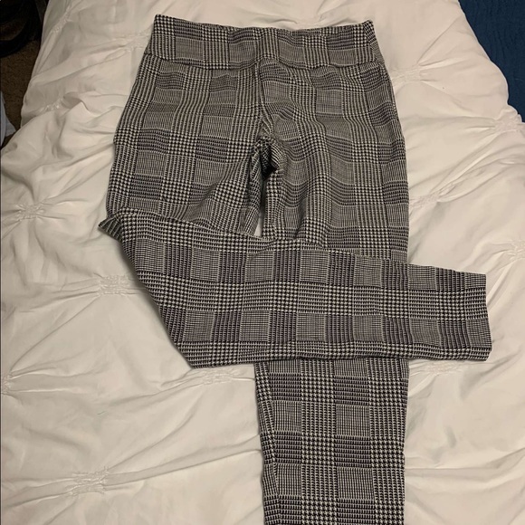 Plaid Tight Pants - Picture 1 of 2